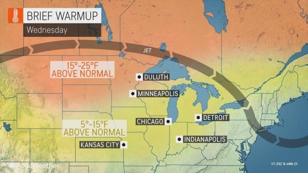 Midweek warmup by AccuWeather